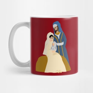 Family Mary Joseph Baby Jesus Mug